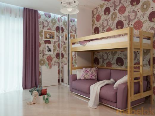 Dviejų aukštų lovos: racionali zonavimo erdvė miegamajame dviem