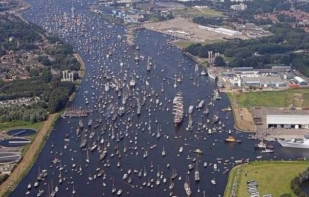 Įspūdingas laivų paradas SAIL Amsterdam