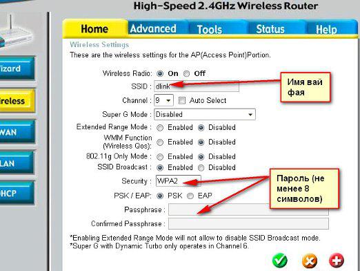 Kaip nustatyti "Wi-Fi" slaptažodį?