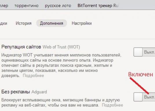 Kaip pašalinti reklamą "Yandex"?