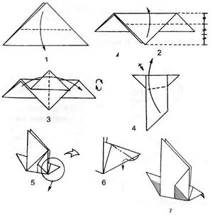 Origami balandis